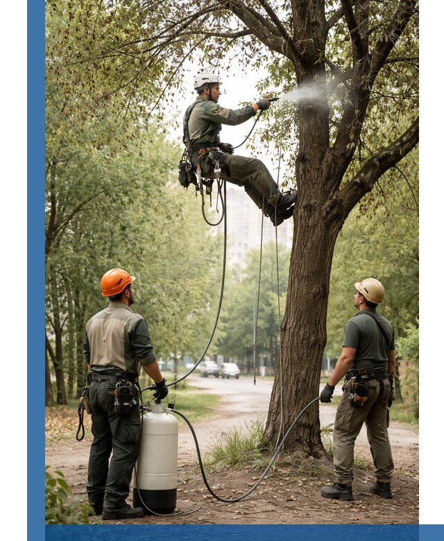 Обработка деревьев от вредителей в Балашове профессиональная защита