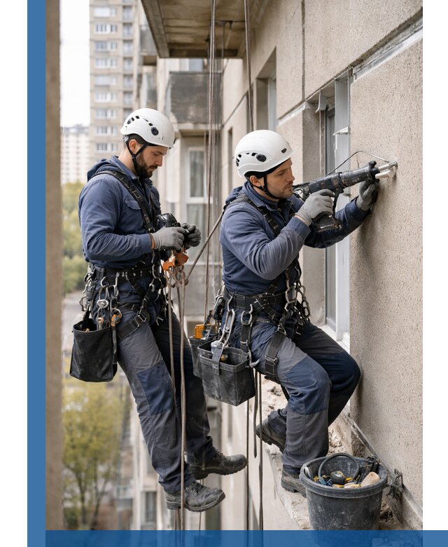 Промышленные альпинисты высотные работы и монтаж в Балашове